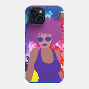 Her name is Journey! Colorful Art of a Woman Phone Case