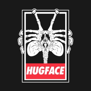 HUGFACE black tee T-Shirt