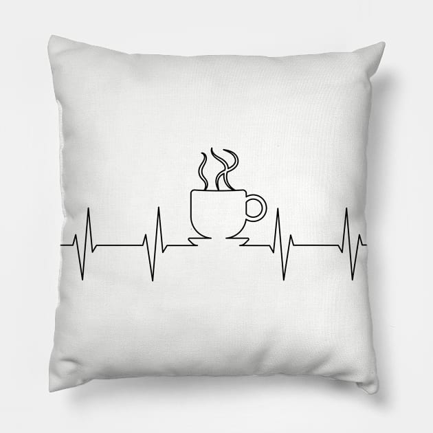 Coffee Lover Pillow by Daskind