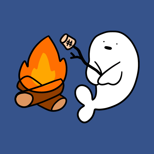 Campfire Baby Harp Seal by saradaboru