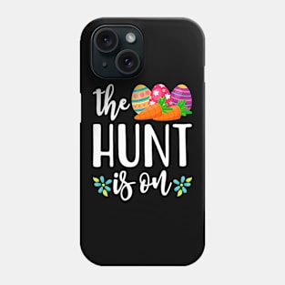 The Hunt Is On Easter Egg Hunting Phone Case