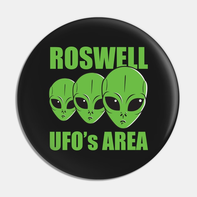 Roswell UFOs Area Pin by roswellboutique