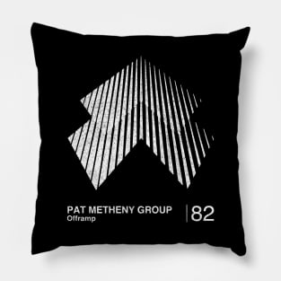 Pat Metheny Group / Minimalist Graphic Artwork Fan Design Pillow