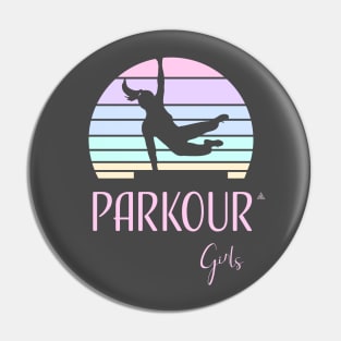 Parkour Girls Pin