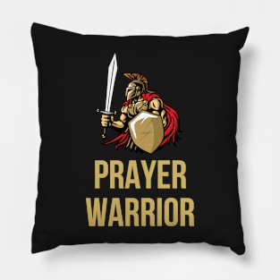 Prayer Warrior - Spartan Pillow