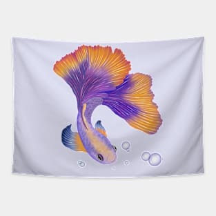 Fish. Japanese style. Beta fish Tapestry