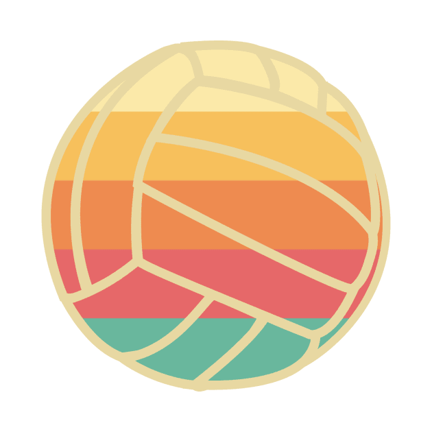 Volleyball Vintage Retro Beach Sunset Vibes by gillys