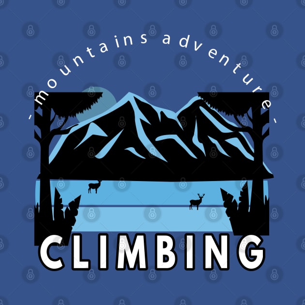 Mountain adventure climbing by Mako Design 