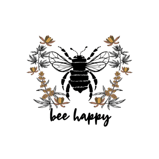 Bee Happy Weed T-Shirt