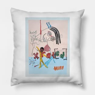 x rat ed | dream by tyler tilley pop art surreal cartoon disaster Pillow