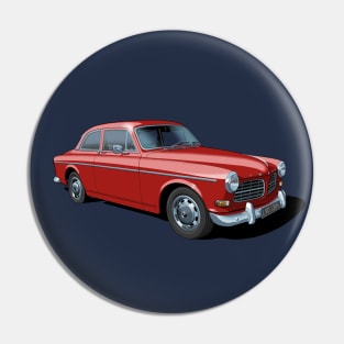 volvo amazon in red Pin