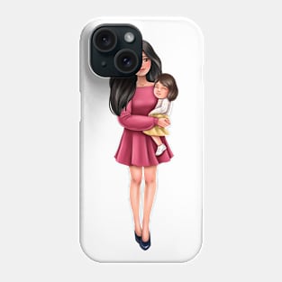 Mother with doughter Phone Case