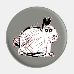 rabbit bunny childrens drawing Pin