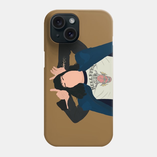 Stranger Things Eddie Fan Art Phone Case by senaeksi