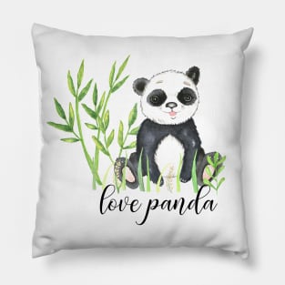 LOVE PANDA, PANDA ANIMAL Pillow