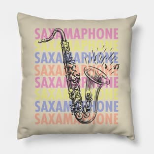 Saxamaphone Pillow