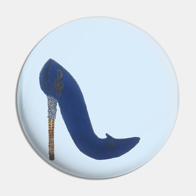 Glitzy shoe Pin by Glitzyarts