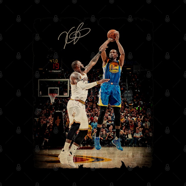 Kevin Durant vs Lebron James Vintage by CAH BLUSUKAN