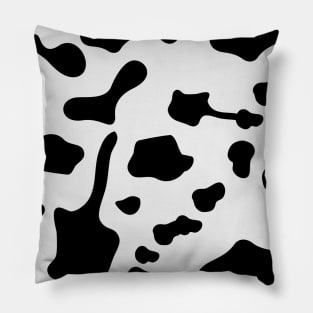 stain, smear, spot, smudge,mottled pattern,black,gray Pillow