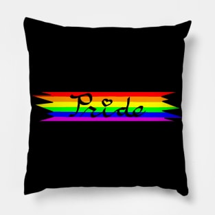 LGBTQ+ Pride Ribbon Pillow