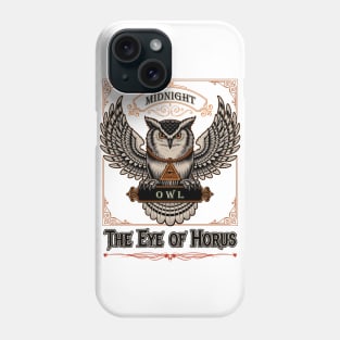 Midnight Owl / The Eye of Horus Phone Case