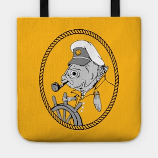 The Sea Captain: Greyscale Tote