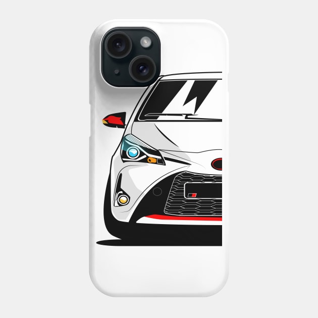 Yaris GR Gazoo Racing Phone Case by gaplexio