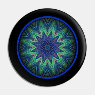 Blue Pulsations Pin