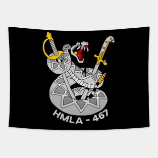 HMLA 467 THE SABERS Tapestry