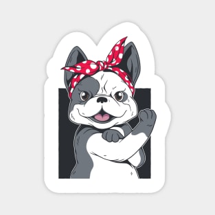 FRENCH BULLDOG GIRL Magnet