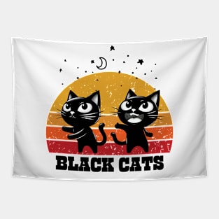 black cats Tapestry