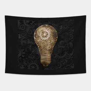 Steampunk Light Bulb Tapestry