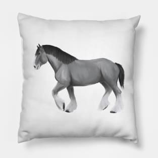 Clydesdale horse Pillow