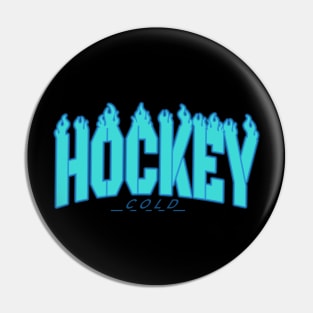 funny hockey Pin