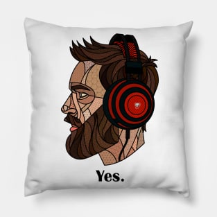 Gamer Yes Chad Meme Pillow