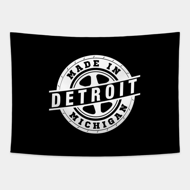 Made in Detroit Tapestry by J31Designs