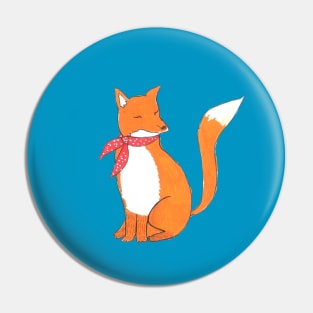 Winter Fox Pin