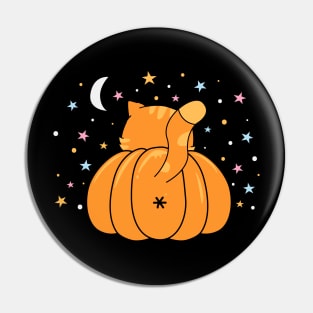 Cat pumpkin Pin