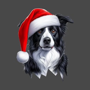 Border Collie The Santa Claus T-Shirt