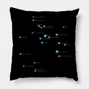 Constellation Sagittarius Pillow