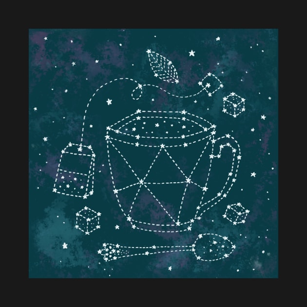 Tea Time Constellation by ellolovey