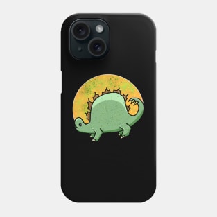 Dinosaur Stegosaur Dino Cartoon Phone Case