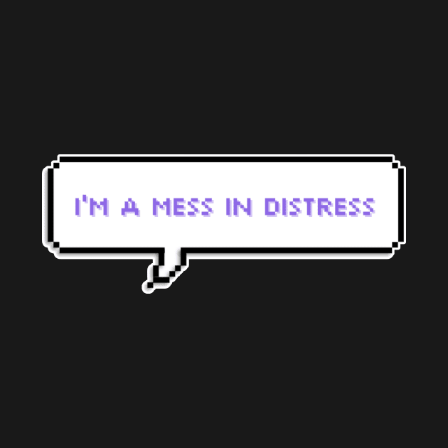 Im a mess in distress - Lesserafim by mrnart27