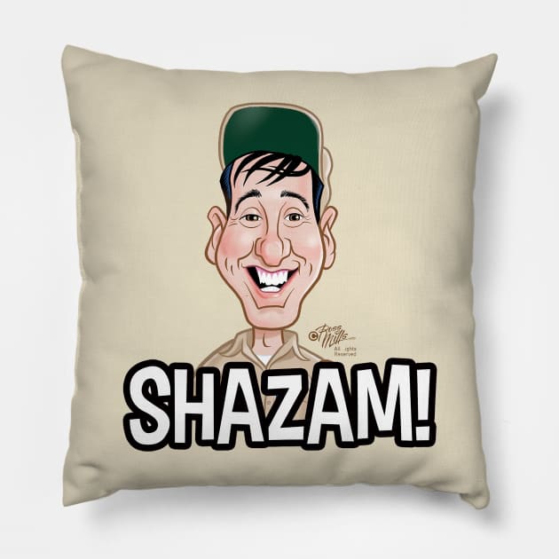 SHAZAM! Pillow by CaricatureWorx