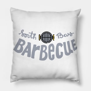 South Bay Barbecue Grey Pillow