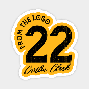 From The Logo 22 Caitlin Clark - Black Magnet