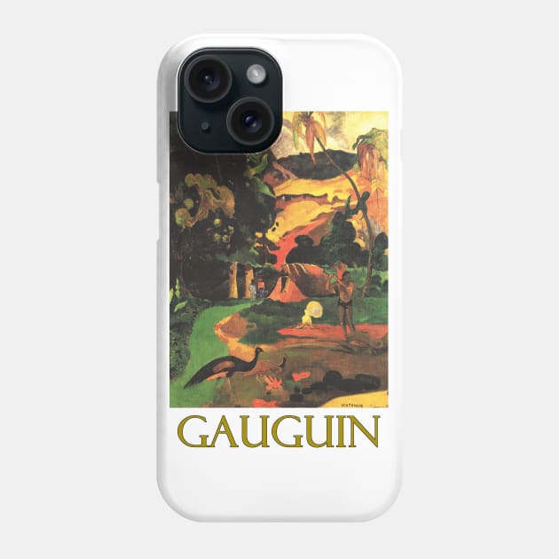 Landscape with Peacocks by Paul Gauguin Phone Case by Naves