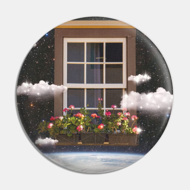 Dreamy Cosmic Window Pin by RiddhiShah