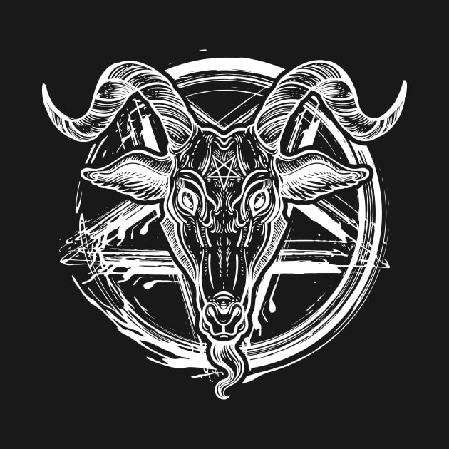 Baphomet Satanic Pentagram Symbol by pa2rok