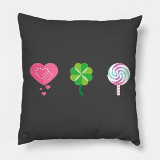 Love, Luck and Lollipops Pillow